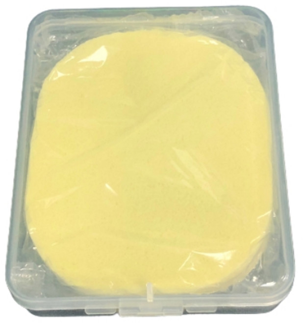 수채화 스펀지 붓 청소 브러쉬 미술 도구 사각 수분, 블루058030CM