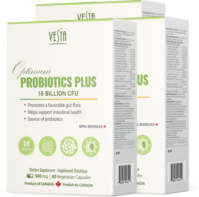 [캐나다본사 빠른직구] 베스타 프로바이오틱스 플러스 100억보장 생 유산균 60캡슐 2개월분, 3박스, 60정