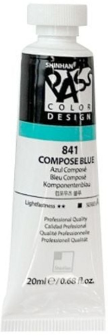 신한 패스컬러물감 낱색 A 20ml 841 컴포즈 블루