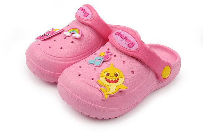 알파슈 핑크퐁 패밀리 EVA 샌들 핑크