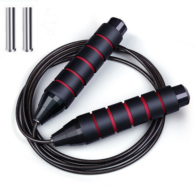 텐투투니 줄넘기 와이어 스피드 성인용 선수용 다이어트 헬스, 340g, 1개