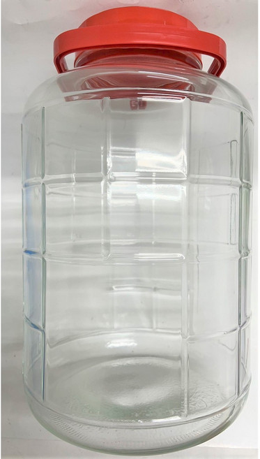 方格玻璃釀造梅酒罐 20L, 1個