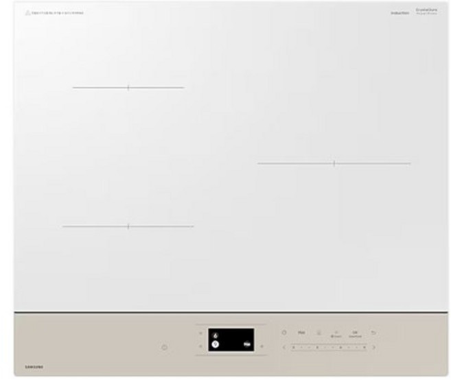 [삼성] 비스포크 인덕션 3구 빌트인 NZ63DB607CFE 글램베이지