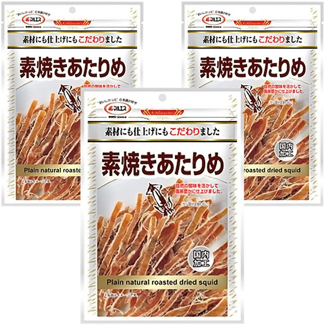 마루에스 초벌구이 오징어, 3개, 26g