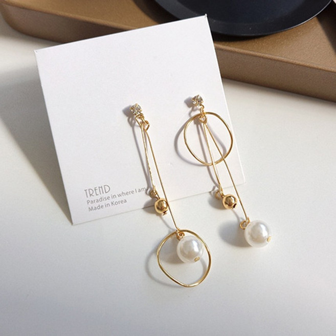 진주귀걸이 위아래링진주드롭귀걸이 진주링귀걸이 드롭귀걸이 귀걸이
