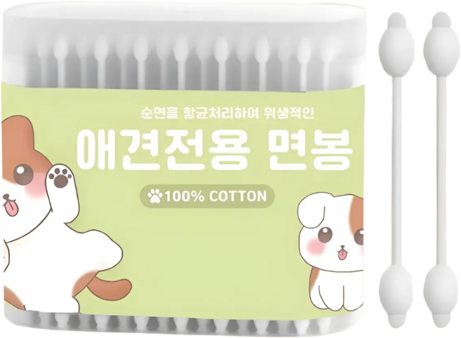 슈슈펫 반려동물 전용 강아지면봉 가성비, 2개, 109개입
