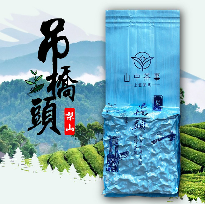 山中茶事 梨山吊橋頭 台灣高山手採烏龍茶, 2兩*8包(一斤/600克), 1