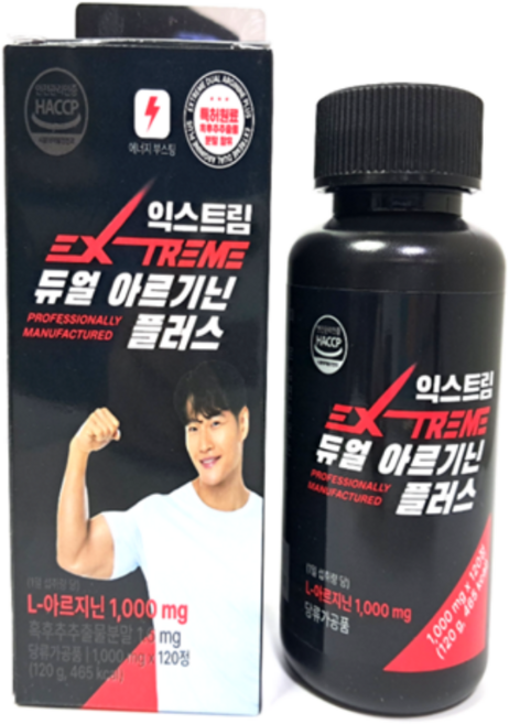 익스트림 듀얼 아르기닌 플러스 120g, 120정, 1개