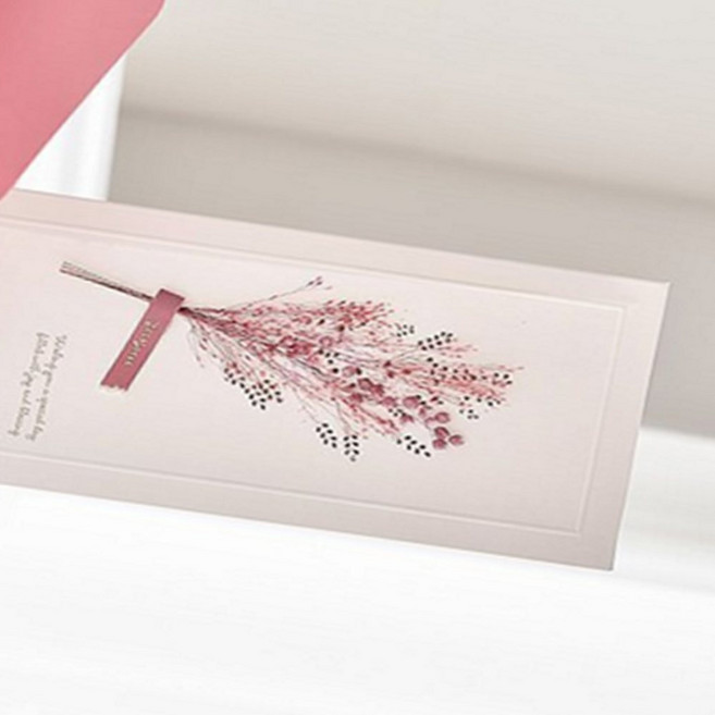 성심품 핑크 프리저브드 돈봉투 예쁜축하카드