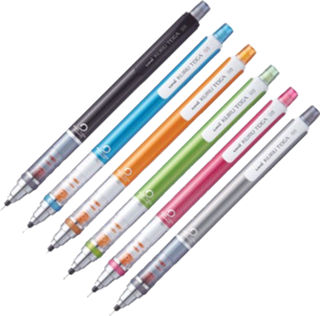 uni MITSUBISHI PENCIL KURU TOGA M5-450 自動鉛筆 0.5mm 金屬系列, 1個, 筆桿金屬藍