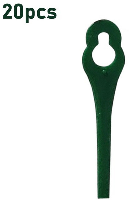 교체용 블레이드 세트 교체용 세트(잔디 트리머 액세서리 플라스틱 20개 무선 잔디, 04 green-1