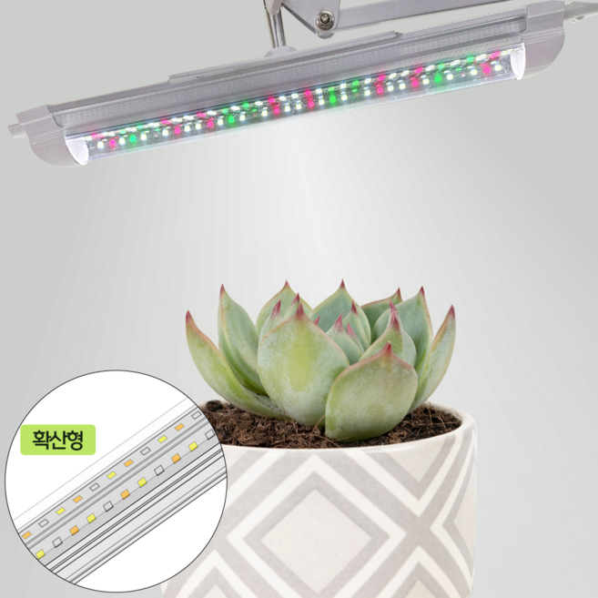 풀나옴 삼성 식물등 식물LED 바 식물조명 확산형 30cm, 전구색, 1개