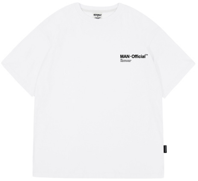 오티디 프리미엄 남녀공용 오버핏 16수 맨오피셜 반팔 티셔츠