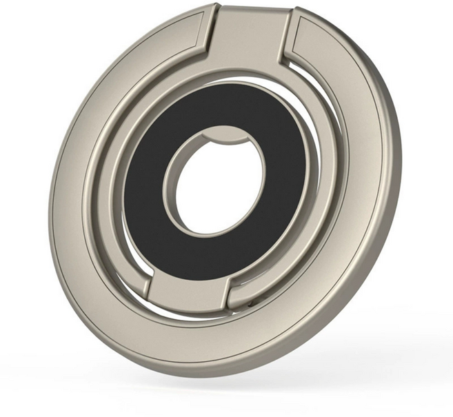 手機指環支架，強力磁吸，多種用途, 太空灰, 1個