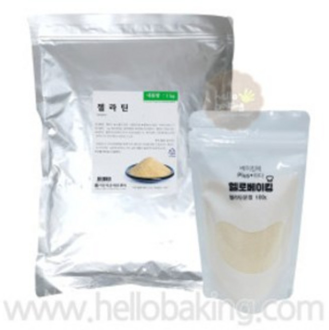 젤라틴가루 100g 1kg (젤라틴분말), 1개