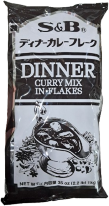 에스앤비 에스비 디너카레 분말, 1kg, 40개