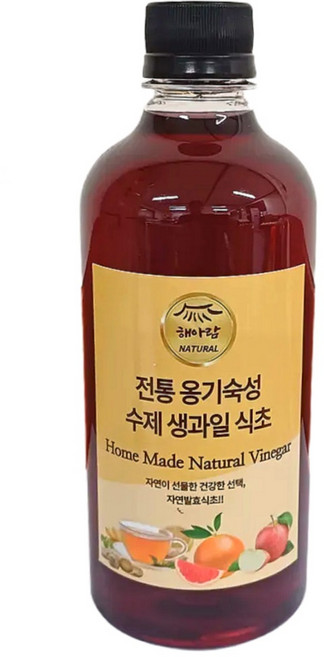 해아람 천연 자연발효 파인애플 식초 수제 디톡스 건강식초, 2개, 1L