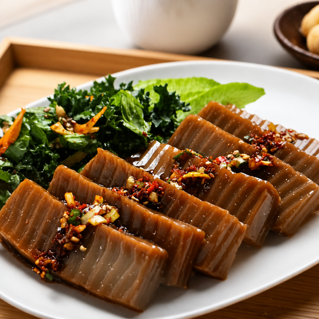 야시꼴랑 국내산 도토리 도토리묵 초림단지묵 400g, 5개