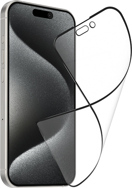 지모 아이폰 지문방지 네버브로큰 안 깨지는 액정 보호 필름, 1개