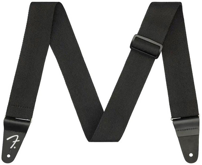 펜더 정품 2인치 폴리프로 스트랩 기타멜빵 099-0662-010 (블랙), 1개
