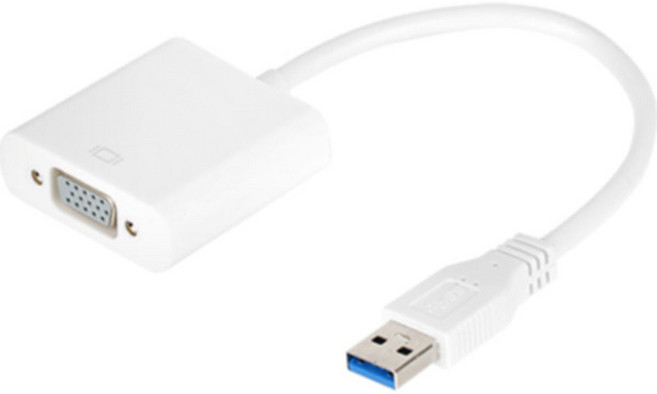 넷메이트 USB to RGB 젠더 확장 복제 NM-UV03, 1개