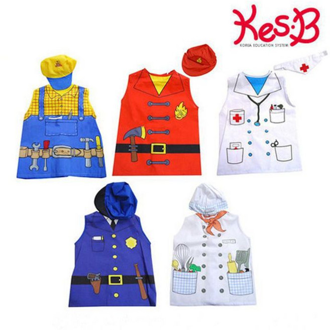 유아 감각발달 교구 키즈 장난감 플레이 조끼형 역할의상
