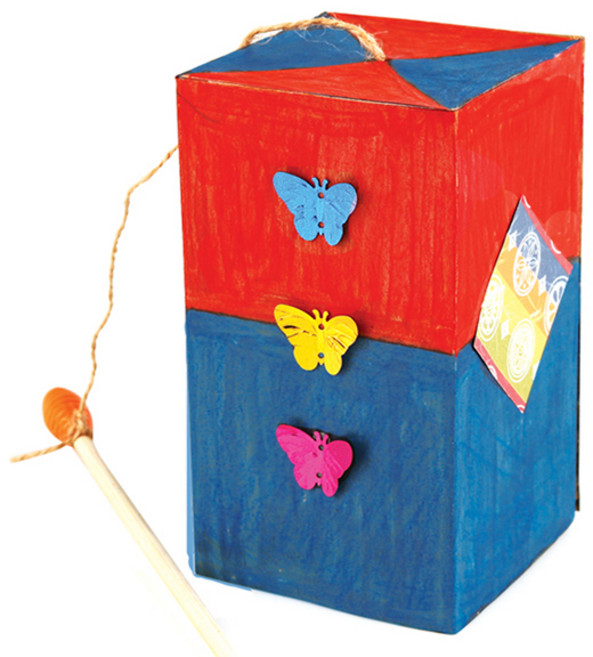 DIY 나만의 전통 청사초롱 만들기 키트 10개입 세트, 1개