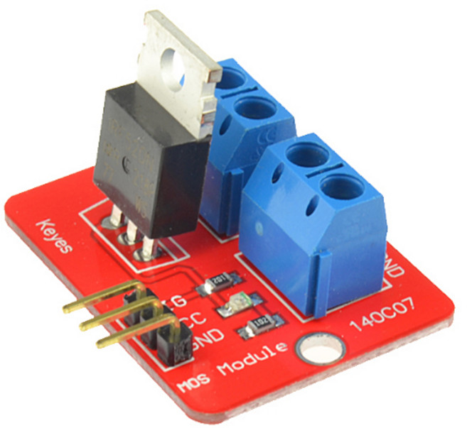 IRF520 MOS FET 드리이버 모듈 아두이노 라즈베리파이, L0203. IRF520 MOS 드라이버 모듈, 1개
