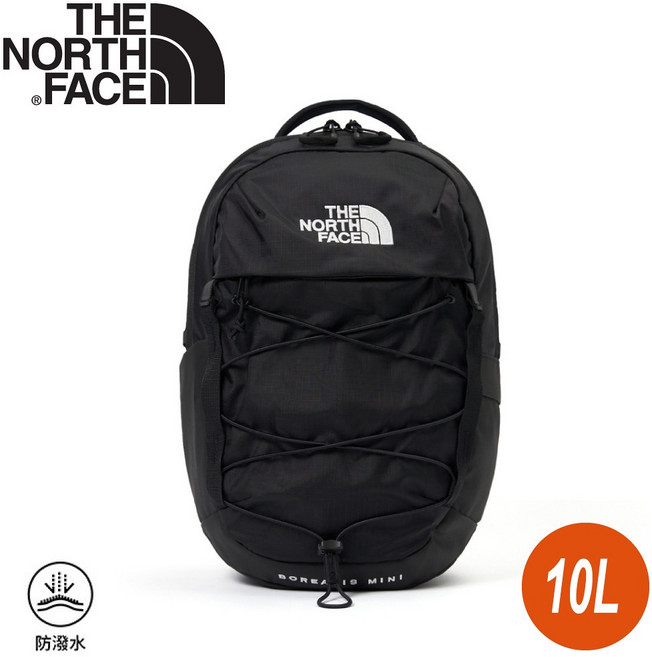 The North Face BOREALIS MINI 10L 迷你後背包《黑》 防潑水, 黑