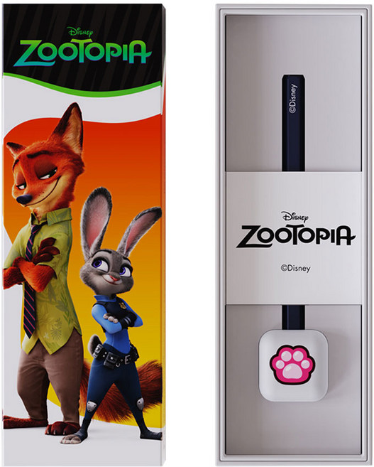 깎지 않는 연필 자이 탄소펜 디즈니 시리즈 무한연필, 주토피아 2 블루, 1개