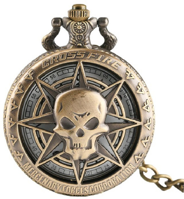 비엘스키 포켓위치 시계 회중시계 선물 패션 해골