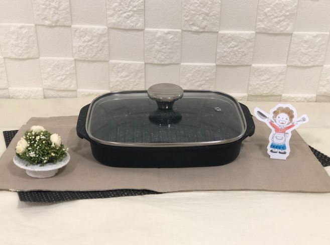 레벤호프 화강암코팅 사각그릴팬 구이팬 미니사이즈, 1개