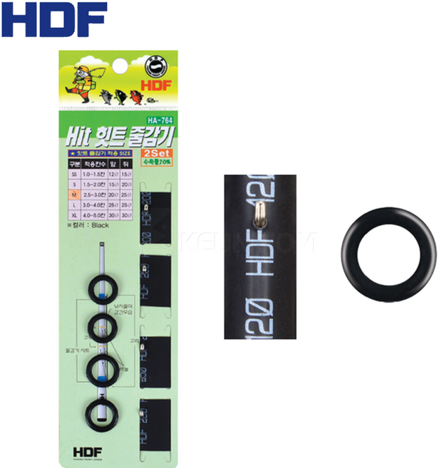 HDF 힛트 줄감기 수축튜브 민장대줄감기 릴대줄감기, L, 1개