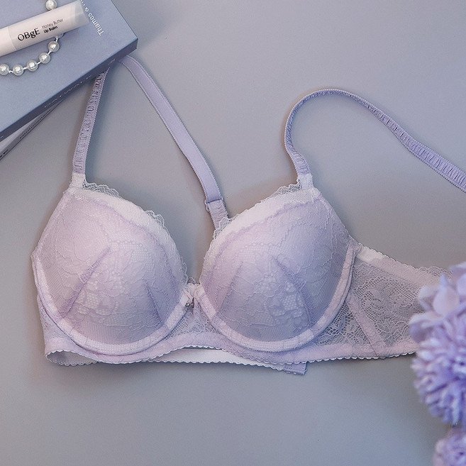 루시아 레이스 와이어 더블윙 브라 / 여성 속옷 A-C컵