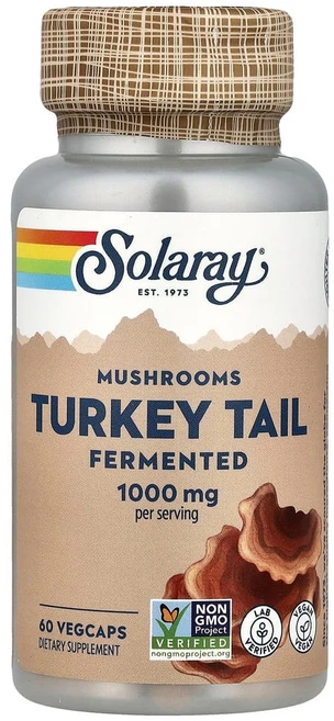 솔라레이 발효 구름버섯 1000mg 베지 캡슐 60정(캡슐 1정당 500mg), SOR36738, 1개 - 쿠팡