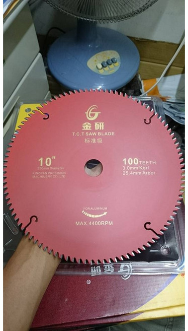 圓鋸機 切溝機 木工桌 切台 切斷機, 1個, 百威獅木工鋁材用鋸片4x30T 150