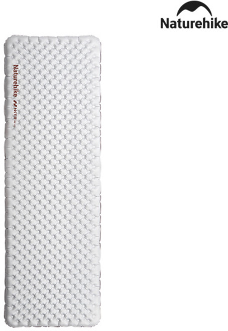 네이처하이크 UL Tuye R5.8 에어 매트 싱글 스퀘어 두께8CM 1인 초경량 백패킹, 카본실버