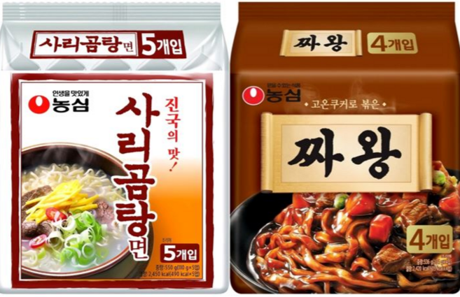 농심 사리곰탕 + 짜왕 KOREAN NOODLE 번들, 1세트