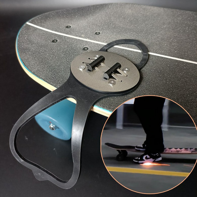 스케이트보드 스파크 솔 플린트 마그네슘 로드 굽힘 마찰 쭉 오토 15183C273473, 기본 신발사이즈, 신발 커버 1개 + 부싯돌 4개