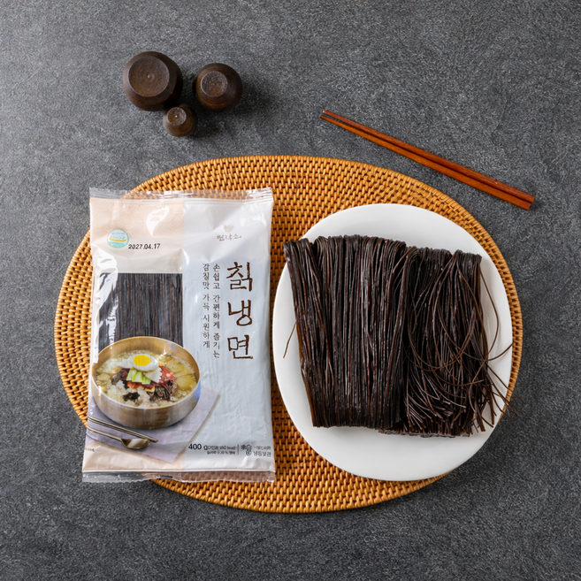 쫄깃한 칡냉면 사리 100% 냉면전용 면발, 10개, 400g