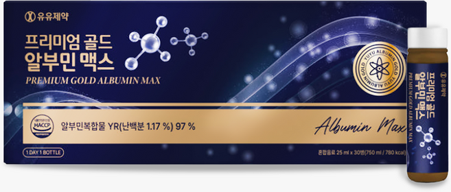 유유제약 프리미엄 골드 알부민 맥스 30회분, 1박스