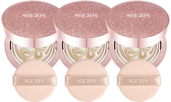 에이지투웨니스 더블루밍 다이아 미니팩트 본품 3개, 더블루밍 미니 21호