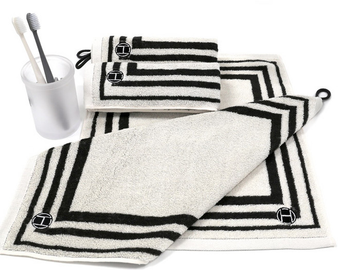 송월타월 호텔컬렉션 스퀘어34 주방타올 고리손수건, 5개