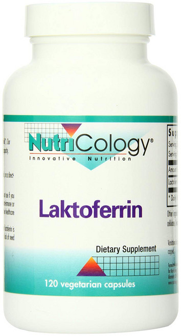 Nutricology 乳鐵蛋白素食膠囊, 120顆, 1罐