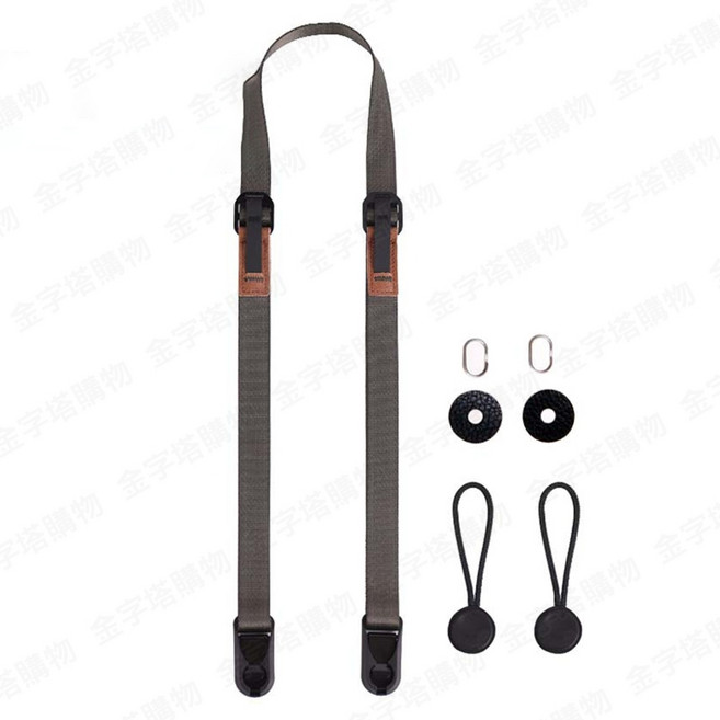 相機背帶 可調節長度 80-140cm, 1個, 尼龍繩相機掛帶-墨綠色