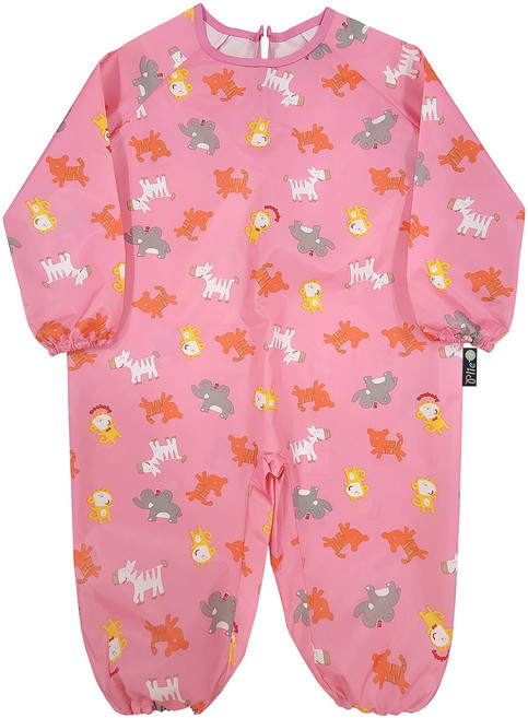 유아동 전신미술가운 일반형, 핑크동물