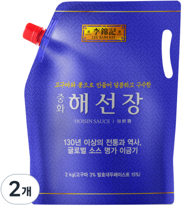 이금기 중화 해선장 스파우트팩, 2kg, 2개