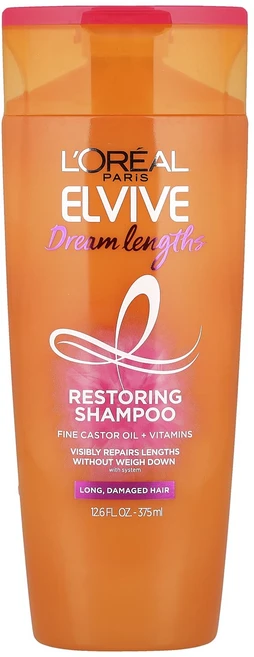 L'Oréal Elvive 꿈의 렝스 리스토어 샴푸 길고 손상된 모발 375ml(12.6fl oz), LOréalElvive꿈의렝스리스토어샴푸길고손상된모발3, 1개, 375ml - 쿠팡