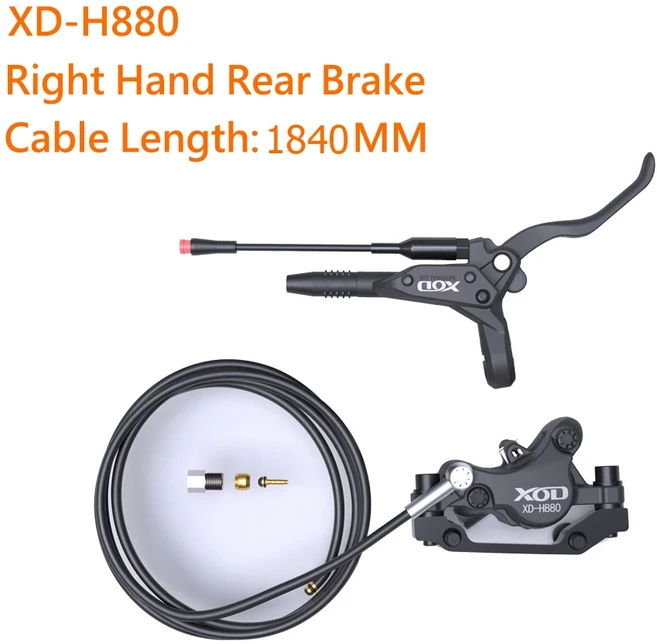 XOD H800H880 전동 스쿠터 유압 디스크 브레이크 쿠킨 G2 울트라 프로 2025 오일 포함, 11 H880 R hand Rear