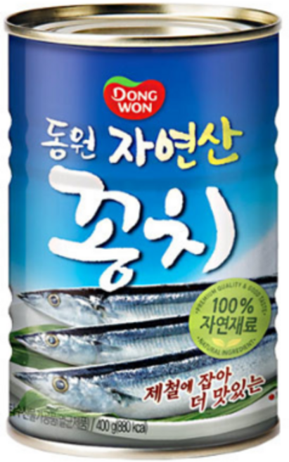 동원 자연산 꽁치 400g, 3개, 300g